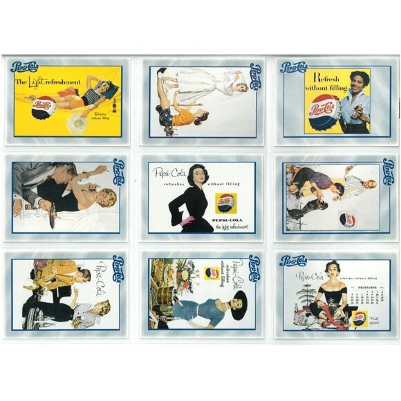 PEPSI-COLA SERIES 1 (Dart 1994) COMPLETE 100-CARD TRADING CARD SET - Picture 7 of 13